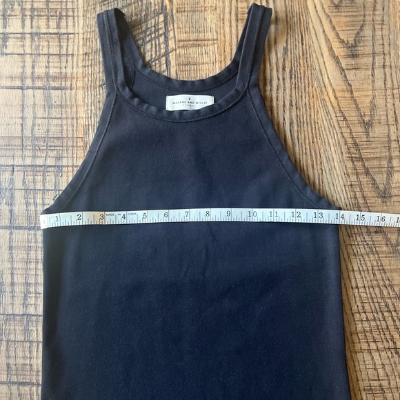 imogene + willie Black Ribbed Racerback Tank - Picture 6 of 6